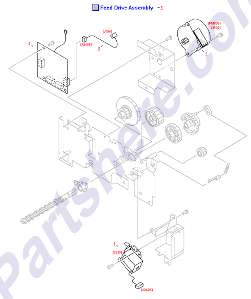 HP parts picture diagram for RG5-6925-000CN, RG5-7628-000CN, RH7-1655-000CN-R, RG5-7615-000CN, RG5-7629-060CN, RG5-7628-000CN-R, RG5-7628-000CN-C, RH7-1655-000CN